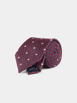 Corbatas|Corbatas<Alvaro Moreno CORBATA JACQUARD MF Burdeos