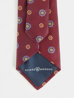 Corbatas|Corbatas<Alvaro Moreno CORBATA JACQUARD MF Burdeos