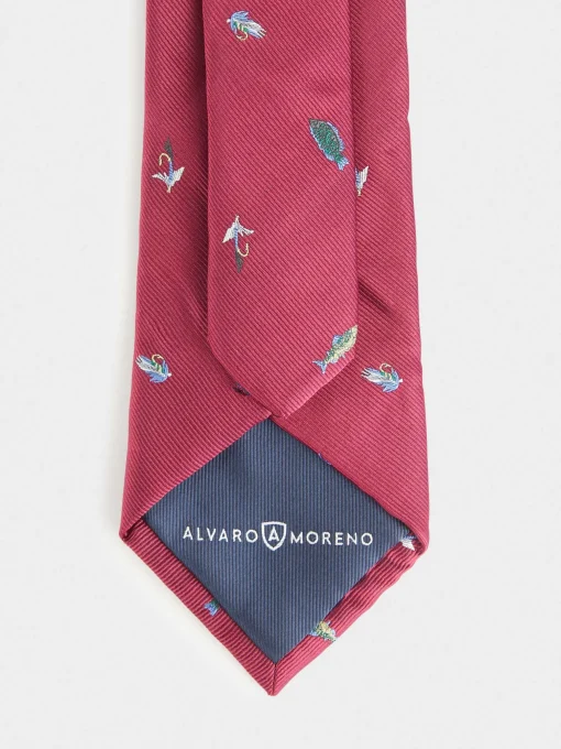Corbatas|Corbatas<Alvaro Moreno CORBATA JACQUARD MF Burdeos
