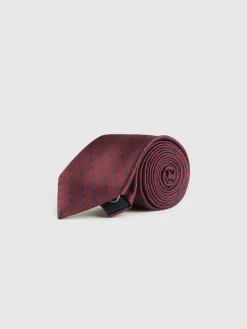 Corbatas|Corbatas<Alvaro Moreno CORBATA JACQUARD MF Burdeos