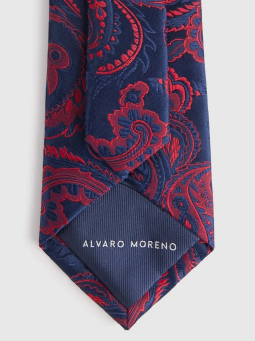 Corbatas|Corbatas<Alvaro Moreno CORBATA JACQUARD MF Burdeos