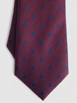 Corbatas|Corbatas<Alvaro Moreno CORBATA JACQUARD MF Burdeos