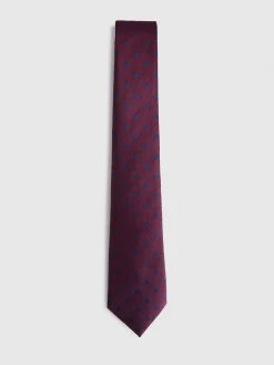 Corbatas|Corbatas<Alvaro Moreno CORBATA JACQUARD MF Burdeos