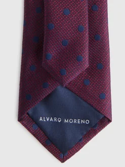 Corbatas|Corbatas<Alvaro Moreno CORBATA JACQUARD MF Burdeos