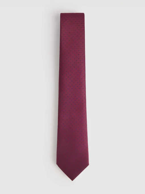Corbatas|Corbatas<Alvaro Moreno CORBATA JACQUARD MF Burdeos