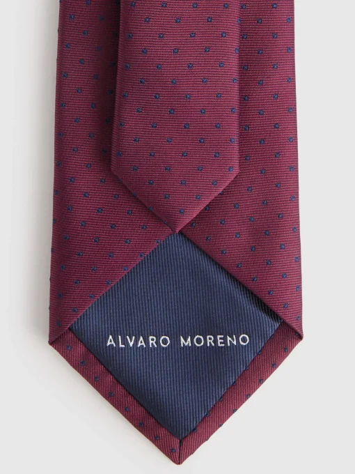 Corbatas|Corbatas<Alvaro Moreno CORBATA JACQUARD MF Burdeos