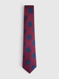 Corbatas|Corbatas<Alvaro Moreno CORBATA JACQUARD MF Burdeos