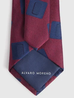 Corbatas|Corbatas<Alvaro Moreno CORBATA JACQUARD MF Burdeos