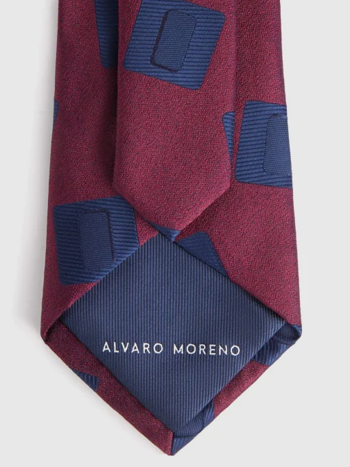 Corbatas|Corbatas<Alvaro Moreno CORBATA JACQUARD MF Burdeos
