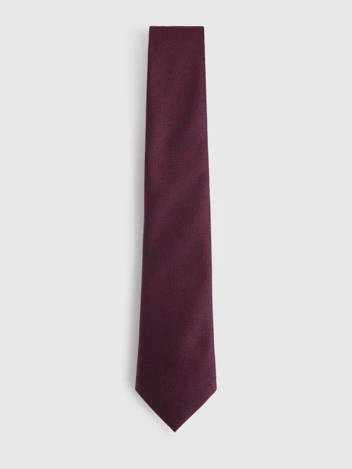 Corbatas|Corbatas<Alvaro Moreno CORBATA JACQUARD MF Burdeos