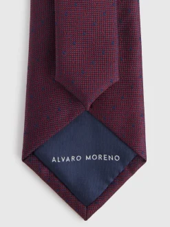 Corbatas|Corbatas<Alvaro Moreno CORBATA JACQUARD MF Burdeos