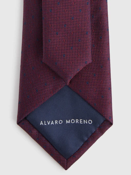 Corbatas|Corbatas<Alvaro Moreno CORBATA JACQUARD MF Burdeos
