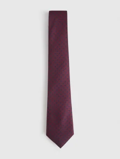 Corbatas|Corbatas<Alvaro Moreno CORBATA JACQUARD MF Burdeos