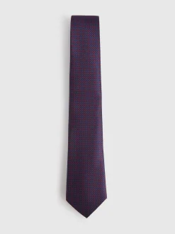 Corbatas|Corbatas<Alvaro Moreno CORBATA JACQUARD MF Burdeos
