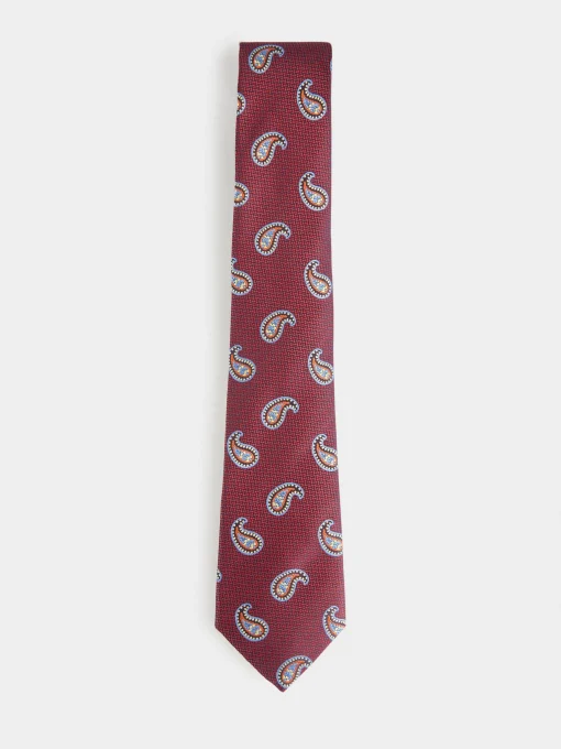 Corbatas|Corbatas<Alvaro Moreno CORBATA JACQUARD MF Rojo
