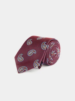 Corbatas|Corbatas<Alvaro Moreno CORBATA JACQUARD MF Rojo