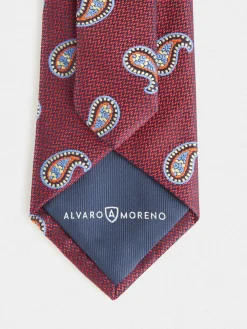 Corbatas|Corbatas<Alvaro Moreno CORBATA JACQUARD MF Rojo