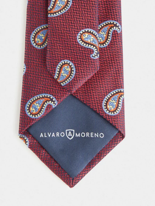 Corbatas|Corbatas<Alvaro Moreno CORBATA JACQUARD MF Rojo