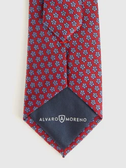 Corbatas|Corbatas<Alvaro Moreno CORBATA JACQUARD MF Rojo
