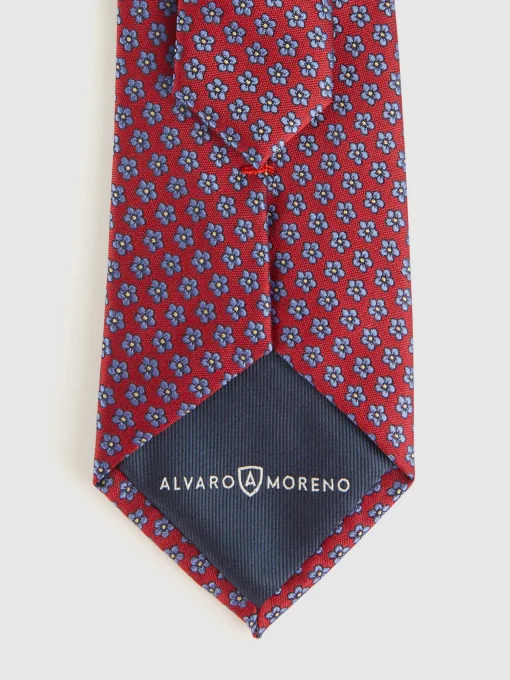 Corbatas|Corbatas<Alvaro Moreno CORBATA JACQUARD MF Rojo