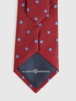 Corbatas|Corbatas<Alvaro Moreno CORBATA JACQUARD MF Rojo