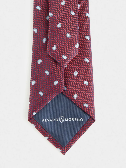 Corbatas|Corbatas<Alvaro Moreno CORBATA JACQUARD MF Rojo