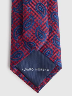 Corbatas|Corbatas<Alvaro Moreno CORBATA JACQUARD MF Rojo