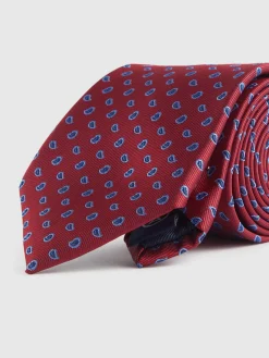Corbatas|Corbatas<Alvaro Moreno CORBATA JACQUARD MF Rojo