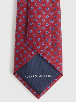 Corbatas|Corbatas<Alvaro Moreno CORBATA JACQUARD MF Rojo