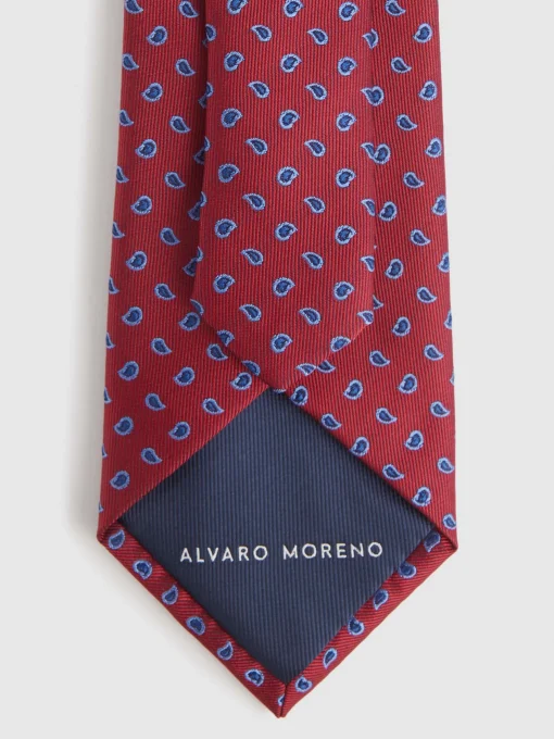 Corbatas|Corbatas<Alvaro Moreno CORBATA JACQUARD MF Rojo