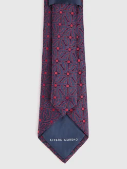 Corbatas|Corbatas<Alvaro Moreno CORBATA JACQUARD MF Rojo