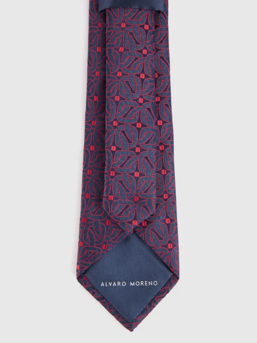 Corbatas|Corbatas<Alvaro Moreno CORBATA JACQUARD MF Rojo