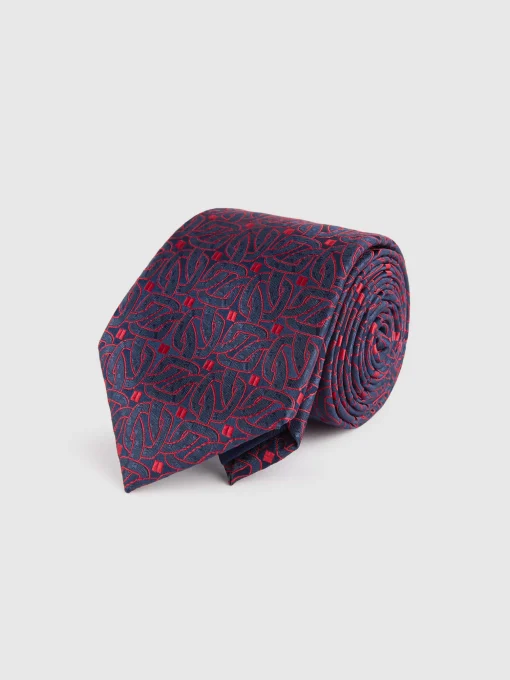 Corbatas|Corbatas<Alvaro Moreno CORBATA JACQUARD MF Rojo