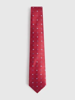 Corbatas|Corbatas<Alvaro Moreno CORBATA JACQUARD MF Rojo