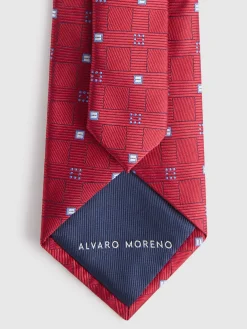 Corbatas|Corbatas<Alvaro Moreno CORBATA JACQUARD MF Rojo