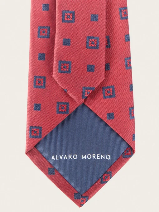 Corbatas|Corbatas<Alvaro Moreno CORBATA JACQUARD MF Rojo