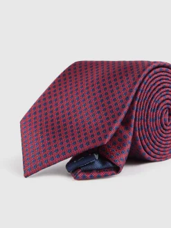 Corbatas|Corbatas<Alvaro Moreno CORBATA JACQUARD MF Rojo