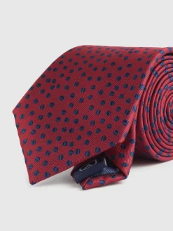 Corbatas|Corbatas<Alvaro Moreno CORBATA JACQUARD MF Rojo