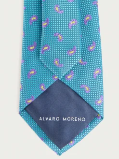 Corbatas|Corbatas<Alvaro Moreno CORBATA JACQUARD MF Turquesa