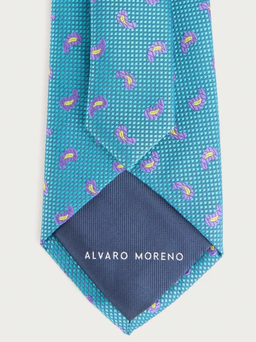 Corbatas|Corbatas<Alvaro Moreno CORBATA JACQUARD MF Turquesa