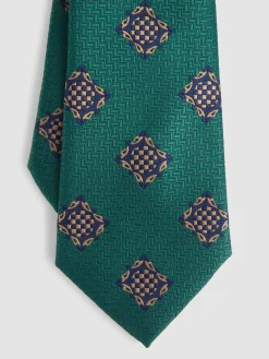 Corbatas|Corbatas<Alvaro Moreno CORBATA JACQUARD MF Verde