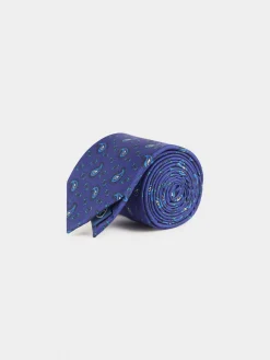 Corbatas|Corbatas<Alvaro Moreno CORBATA PRINTED Azul