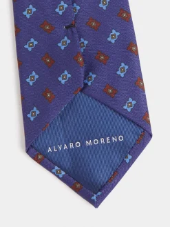 Corbatas|Corbatas<Alvaro Moreno CORBATA PRINTED Azul