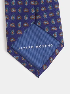 Corbatas|Corbatas<Alvaro Moreno CORBATA PRINTED Azul