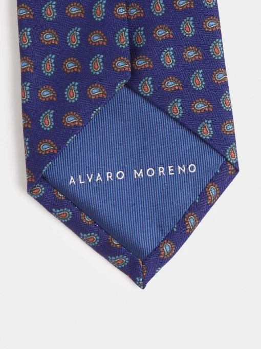 Corbatas|Corbatas<Alvaro Moreno CORBATA PRINTED Azul