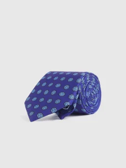 Corbatas|Corbatas<Alvaro Moreno CORBATA PRINTED Azul