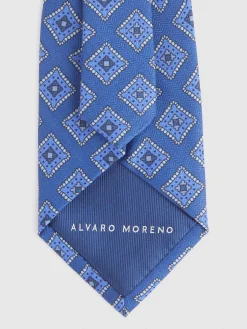 Corbatas|Corbatas<Alvaro Moreno CORBATA PRINTED Azul