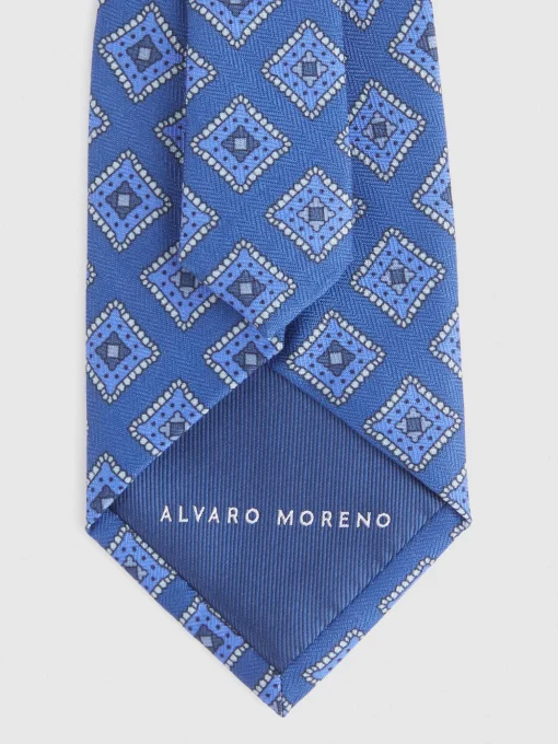 Corbatas|Corbatas<Alvaro Moreno CORBATA PRINTED Azul