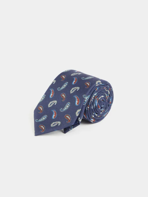 Corbatas|Corbatas<Alvaro Moreno CORBATA PRINTED Azul Marino