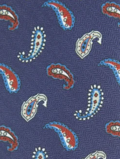Corbatas|Corbatas<Alvaro Moreno CORBATA PRINTED Azul Marino
